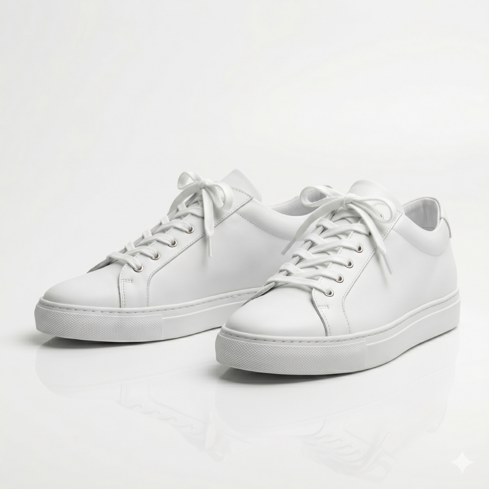 White Verona Leather Sneakers